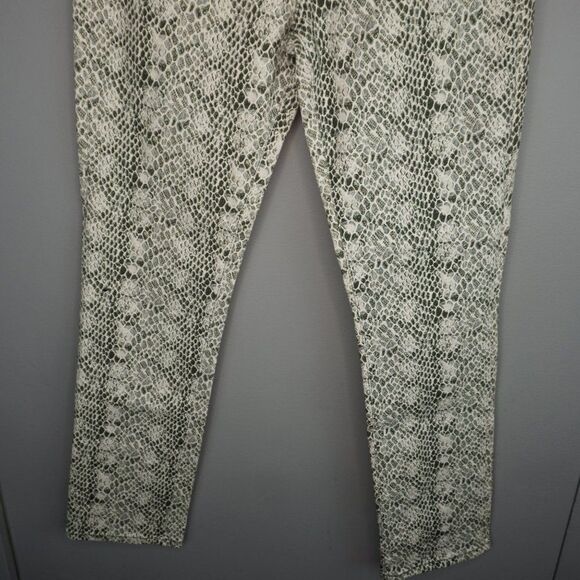 New AG Adriano Goldschmied The Mari High Rise Straight Snake Print Jeans size 28 - Picture 5 of 15